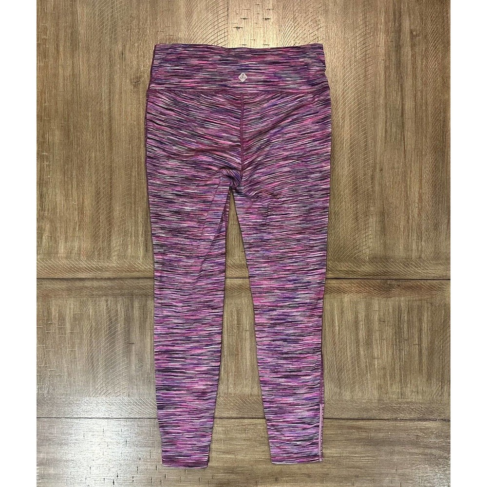 Prana Caraway Grapevine Space Dye Leggings Striped Yoga Pink Womens Size M - Picture 12 of 14